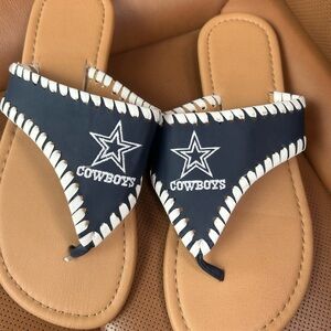Dallas Cowboys women's sandals